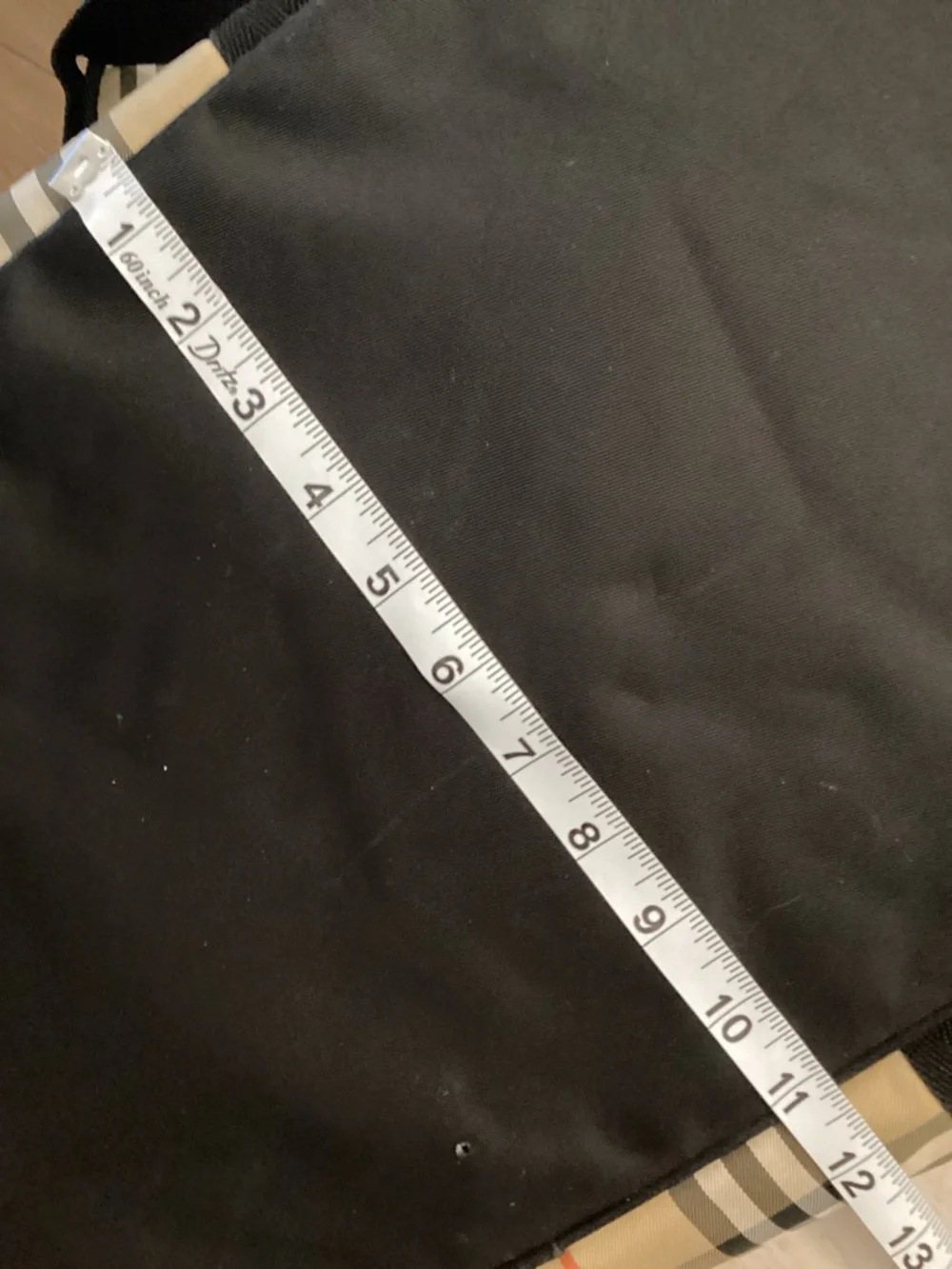 Burberry Golf Canvas Nova Check Duffle  Bag FLAWED - Picture 14 of 16